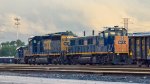 CSX Locomotives in the Yard